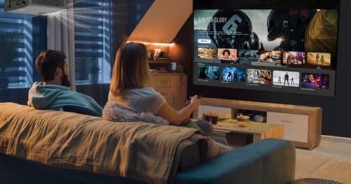 Optoma HZ40HDR HD DLP Theatre and Gaming Projector - White 7