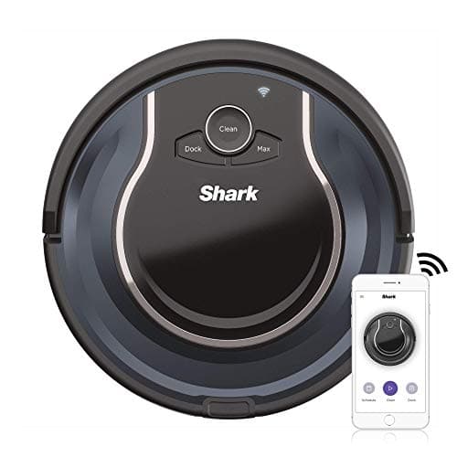 Shark RV761 ION Robot App-Controlled Robot Vacuum (Black/Navy Blue) (Renewed)