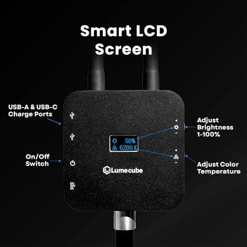 Lume Cube Flex Light Pro - Portable Dual LED Lamp with Tripod and Phone Holder Mount | Flexible 2-Point LED Lights for Tattoo Artists, Beauticians, aestheticians, lash Artists, and Content Creators 6