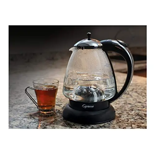 Capresso 259 Water Kettle, 10" x 8.25" x 6.25", Polished Chrome 3