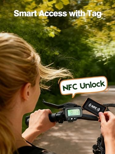 ESKUTE Electric Bike for Adults – 1200W Peak Motor, Folding 20x3 Fat Tire E‑Bike, 48V 10.4Ah Battery, Step‑Through Cargo Fold Ebike, 28 MPH, 7‑Speed, Up to 55 Miles 8