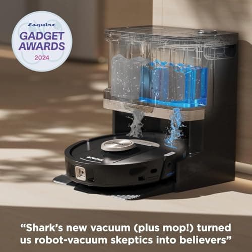 Shark Robot Vacuum & Mop Combo, PowerDetect NeverTouch Pro, Self-Emptying, Self-Refill with Self-Clean Pad Wash & Dry, 60-Day Capacity, 30-Day Refill Tank, RV2820ZE (Renewed) 12