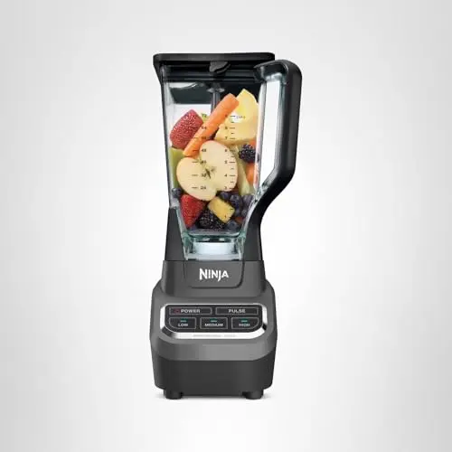 Ninja Professional Blender 1000W, Total Crushing Technology- Smoothies, Ice Crushing & Frozen Fruit, Full-Size Countertop Blender, 72-oz. Pitcher, Black & Grey, BL610 9