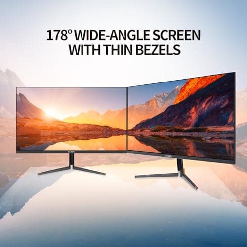 CUNPU 24 Inch Touchscreen Monitor, 10 Point Touch, FHD 1080P 75Hz IPS Screen, 100% SRGB, VESA Wall Mountable, Tilt Adjustment, VGA HDMI USB for PC, Laptop Business & Work Station, Warehouse 7