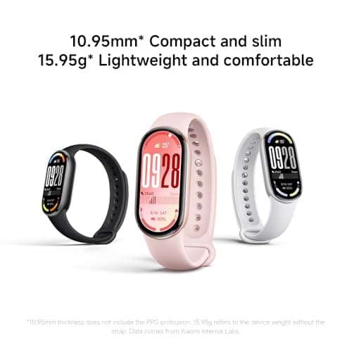 XIAOMI Mi Smart Band 10 (2025) Global Version - 1.72" AMOLED Display | 21 Days Battery Life | Touchscreen, Multi-Sport Tracker, Activity Tracker, Heart Rate Monitor | BT5.4 - (Midnight Black) 6