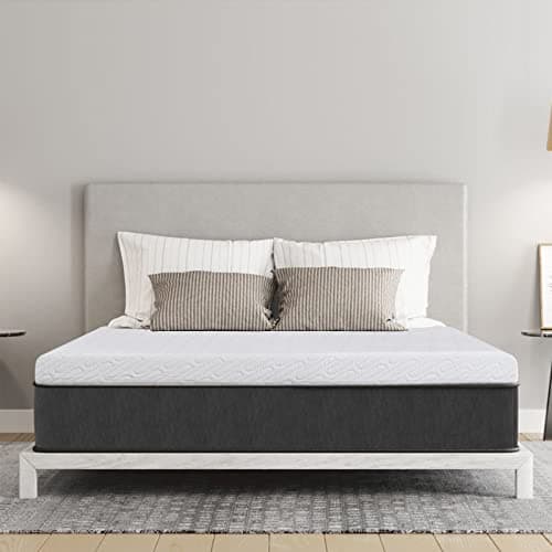 VALUXE 4 Inch Gel Memory Foam Mattress Topper King Size High Density Cooling Pad Pressure Relief Bed Topper (with Removable & Washable Bamboo Cover) 6