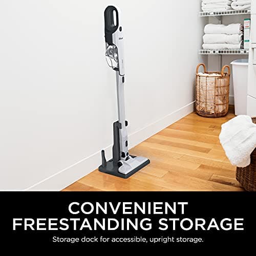 Shark CH963AMZ 2-in-1 Pet Pro Cordless Handheld Vacuum Ultracyclone System, Lightweight and Portable for Car and Home, Rechargeable, Washable Filter, XL Dust Cup, Crevice Tool & Scrubbing Brush, White 8