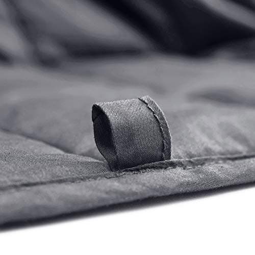 YnM Weighted Blanket,Heavy 100 Percent Oeko-Tex Certified Cotton Material(Dark Grey, 80''x87'' 30lbs), Two Persons(140~240lb) Sharing Use on Queen/King Bed | A Duvet Included 8