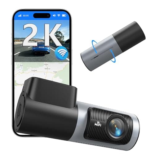 AntZhengtu 2K 1440P QHD Dash Cam for Cars, Front Car Camera, Wireless Dashcam Front with Wi-Fi, APP Control,Night Vision, G-Sensor,Loop Recording, Support 24 Hours Parking Mode, Support 256GB Max