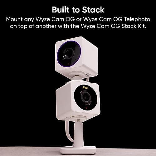 Wyze Cam OG Telephoto Indoor/Outdoor 1080p Wi-Fi Smart Home Security Camera with 3X Optical Zoom, Color Night Vision, Motion Detection, 2-Way Audio, Compatible with Alexa & Google Assistant, White 5