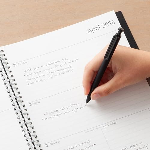 Blue Sky 2025 Weekly and Monthly Planner Calendar, January - December, 8.5" x 11", Flexible Cover, Laminated Tabs, Wirebound, Storage Pocket, Enterprise 6