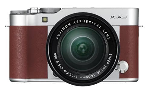 Fujifilm X-A3 Mirrorless Camera XC16-50mm F3.5-5.6 II Lens Kit-Brown