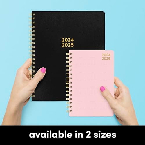 PAPERAGE 17 Month Academic Planner 2024-2025, Weekly & Monthly Spreads, August 2024 - December 2025, Large (9 in x 11 in), Lavender 6