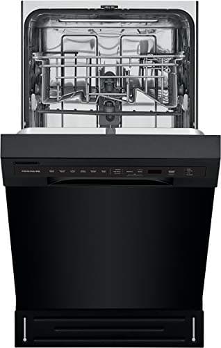 Frigidaire 18 in. ADA Compact Front Control Dishwasher in Black with Dual Spray Arms, 52 dBA, includes room-of-choice delivery 4