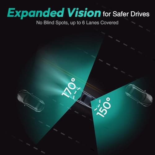 BOTSLAB 4k Dash Cam Front and Rear, 24/7 Parking Monitor with Hardwired Kit, 170° Ultra Wide Dashcam, ADAS, IMX415 Sensor, Night Vision, WDR, Loop Recording, 5G/2.4G WiFi & GPS, Free 64GB Card 8