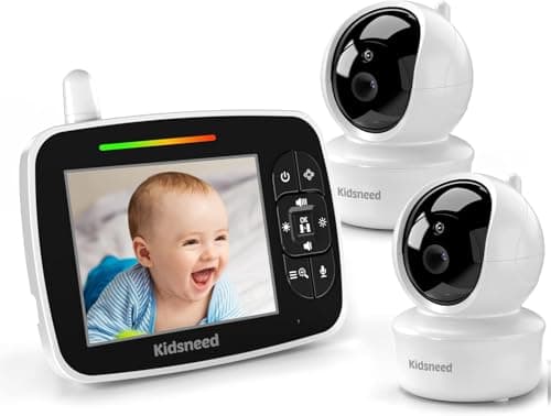 Kidsneed Baby Monitor with 2 Cameras