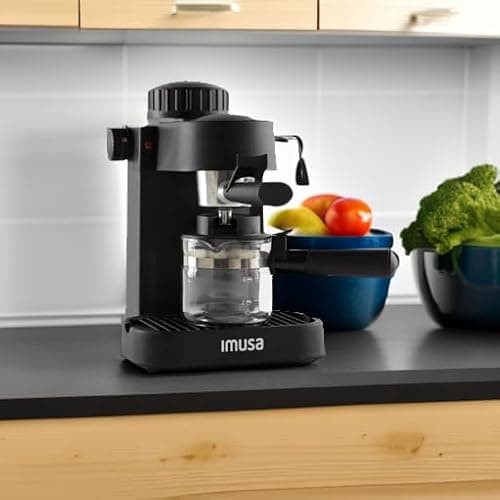 IMUSA USA GAU-18202 4 Cup Espresso/Cappuccino Maker,120 volts, Black 5