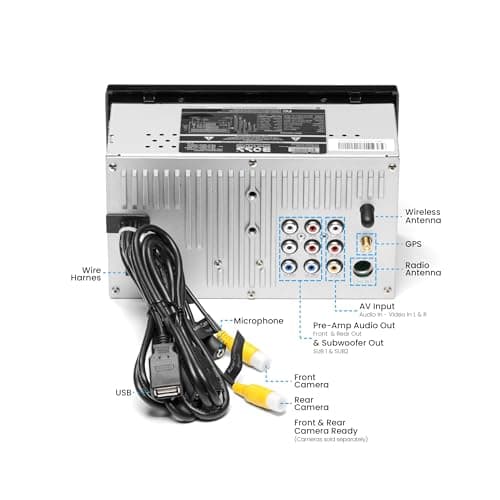 BOSS Audio Systems BVCP9700A Car Stereo - Apple CarPlay, Android Auto, Double Din, 7 Inch Touchscreen, Bluetooth, No CD DVD Player, AM/FM Radio Receiver 5