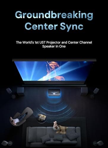 AWOL VISION LTV-3000 Pro 4K 3D Ultra Short Throw Triple Laser Projector, Dolby Vision & Atmos, HDR10+, 150" UST Laser TV Home Theater Projector 9