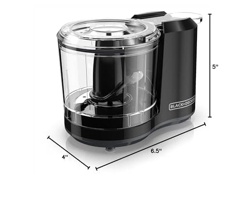 BLACK+DECKER 1.5-Cup Electric Food Chopper, One Touch Pulse, 150W Motor, Stay-Sharp Blade, Dishwasher Safe 7