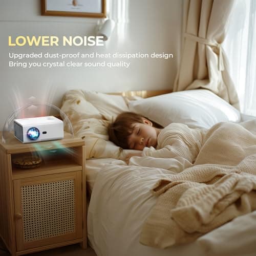 Projector with WiFi and Bluetooth,【Electric Focus/Keystone/Zoom】 YUZINO Mini Projector, 1080P FHD Portable Projector for Outdoor, 15000L Movie Projector for Bedroom for TV Stick/Phone/HDMI/USB/ Laptop 7