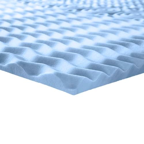 Serta Comfort Zone Cooling Memory Foam Mattress Topper, 1.5 Inch, King 6
