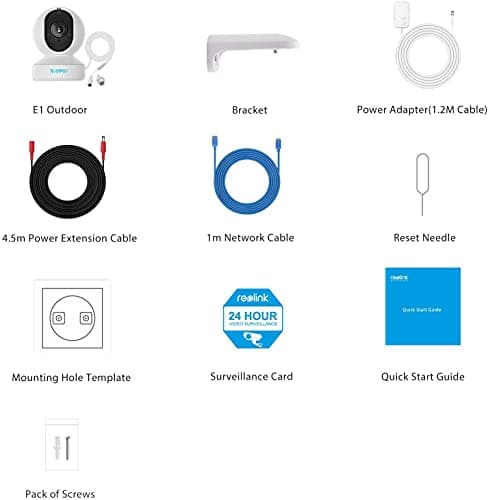 REOLINK E1 Outdoor Plug-in WiFi Security Camera, 5MP HD PTZ Camera for Home Security, Motion Tracking, 5GHz WiFi, 3X Optical Zoom, Person Vehicle Detection, Spotlight Color Night Vision, APP Control 10