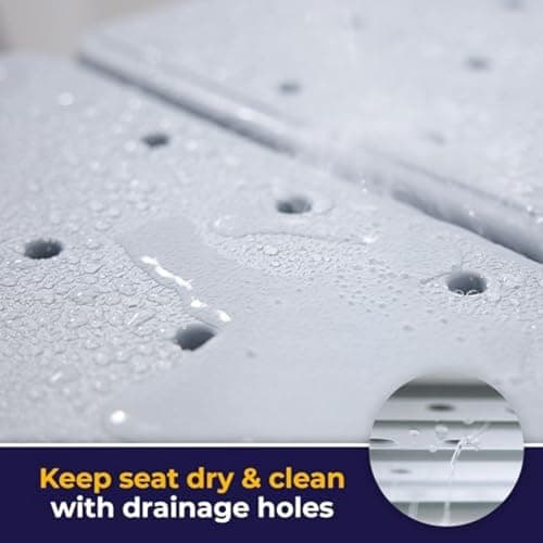 Drive Medical Tub Transfer Bench for Bathtub - Safer, Independent Bathing Aid - Height Adjustable Bench - Sturdy Aluminum Construction - Comfortable Backrest Support - 350 Lb Capacity 5