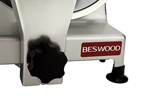 BESWOOD 10" Electric Deli Meat Slicer, Cheese Food Slicer with Premium Chromium-plated Steel Blade, for Commercial and for Home Use 240W, BESWOOD250 7