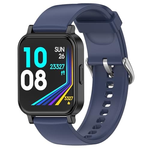 POIUZET Fitness Tracker, Fitness Watch with Blood Oxygen, Heart Rate Monitor, Steps Calories Counter, Sleep Monitor, Pedometer IP68 Waterproof, Smart Watch for Android iPhones