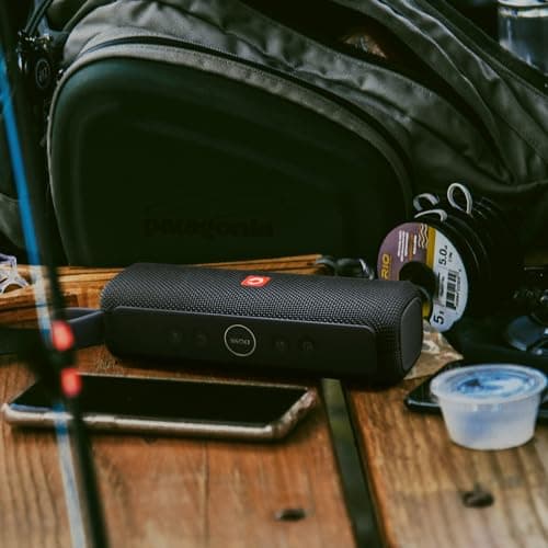 DOSS E-Go II Bluetooth Speaker with 12W Superior Sound, Loud Bass, IPX6 Waterproof, Built-in Mic, 12H Playtime, for Pool, Beach, Outdoor, and Travel 7