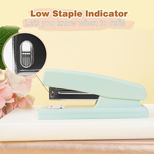 Tamaki Stapler, Office Stapler, Small Staplers for Desk, Green 6