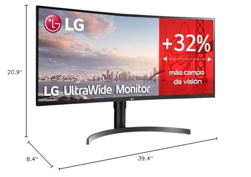 35'' Curved UltraWide QHD HDR Monitor with FreeSync™ 10