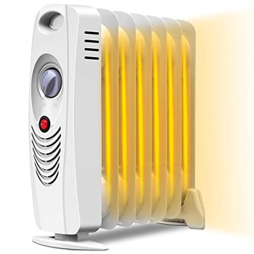 Tangkula 700W Portable Space Heater, Oil-Filled Radiator with Adjustable Thermostat, Overheat Protection, Electric Heater for Home, Bedroom, Indoor Use 9