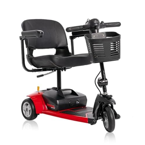 Rascal Venture 3-Wheel Portable Mobility Scooter for Travel, Easy Disassembly, Compact Design, 300 lb Capacity, Battery Included