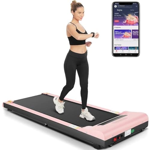 Walking Pad Under Desk, Funmily 2.5hp Small Treadmill for Home/Office, 2026 Upgrade 3-in-1 Mini Treadmill with App, Remote Control, LED Display, 300 Lb Capacity