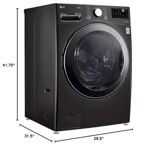 LG WM3998HBA 4.5 cu.ft. Smart Wi-Fi Enabled All-In-One Washer/Dryer with TurboWash® Technology 10