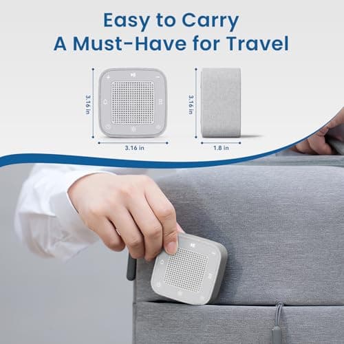 Sound Machine Alarm Clock, 32 Soothing Sounds, Night Lights Bluetooth Speaker, App Control White Noise Machine with Dimmable Clock, Noise Machine for Baby, Kids, Teens, Adult, Best Birthday Gift Ideas 7