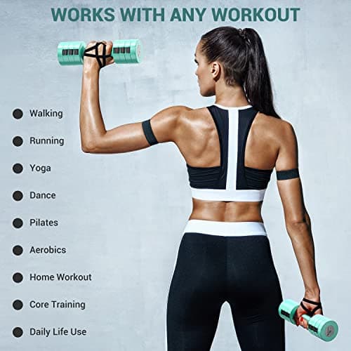 Adjustable Dumbbells Hand Weights Set: Sportneer 1 Pair 0.9-4.5KG (0.9-2.3KG) Fast Adjust Dumbbell Weight 6 In 1 Free Weights Barbells For Women Men Home Gym Workout Exercise Strength Training 8