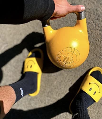 Kettlebell Kings Competition Kettlebells Weight (35mm handle) 40 KG - Hand weights Workout Gym Equipment and Strength training sets for Women and Men - Weights set for Home Gym (8-48KG) 8