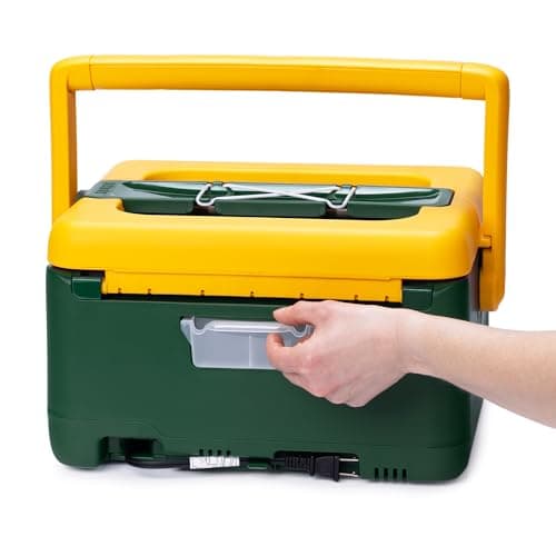 Presto 06019 8-Quart Nomad Traveling Slow Cooker, Locking Lid, Dry Erase Board, Green/Gold 5