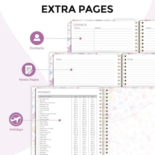2026 Planner, Weekly and Monthly Planner, 8.5" x 11", January 2026 - December 2026, Agenda Planner with Monthly Tabs, Goal Setting & Time Management Organizer for Professionals & Students 7