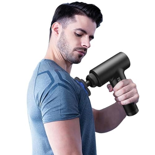TRAKK Beast Cordless Hot and Cold Percussion Massager, 6 Intensity Levels, Deep Tissue Massage Gun, Black 3