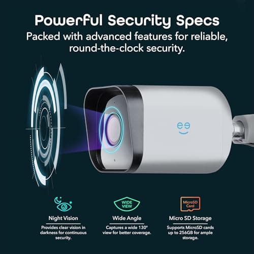 Geeni Hawk 3 1080P Outdoor Security Camera – 1-Pack Weatherproof Outdoor Cameras for Home Security Motion & Sound Detection and Night Vision, Supports Alexa & Google 6