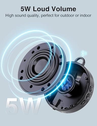 Onforu Portable Bluetooth Speaker for Bike, IP65 Waterproof Mini Outdoor Shower Travel Speakers, Bike Accessories Wireless Bicycle Speaker with Loud Sound for Riding, Ideal Gift 7