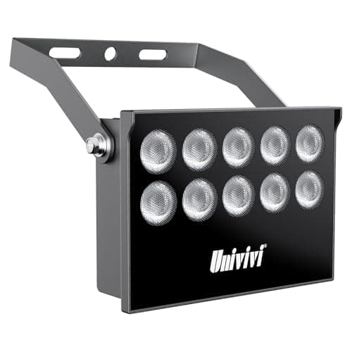 Univivi IR Illuminator 10 Led IR Lights for Night Vision Waterproof 850nm Long Range IR Light for Security Camera IR Light Outdoor & Indoor