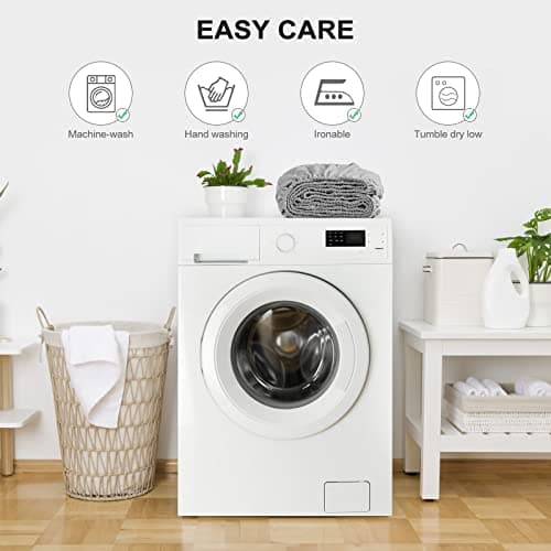 FreshCulture Twin XL Fitted Sheet Only 2 Pack - Hotel Quality Fitted Sheet - Ultra Soft & Breathable - Brushed Microfiber - Deep Pocket - Cooling Fitted Sheets for Twin XL Size Bed (Light Grey) 5