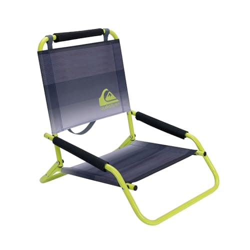 Quiksilver Low Beach Chair – Lightweight Folding Chair – Portable and Durable Chairs for Beach, Patio, Camping Chair, or Sporting Events with Carry Strap