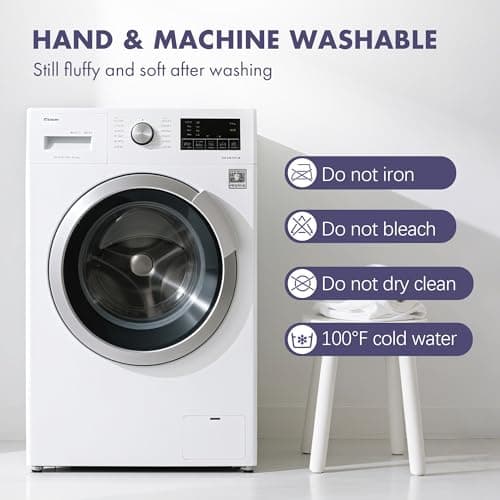 VELLUBAM Heated Blanket Queen Size 84" x 90" - Warm Flannel Sherpa Electric Blanket with Dual Control for Home, 5 Heating Levels & 10 Hours Auto Off, Overheat Protection (Purple) 8