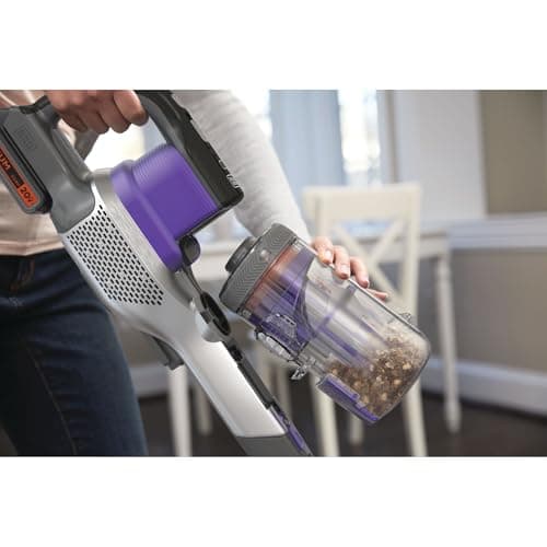 BLACK+DECKER Pet Hair Vacuum, Cordless Vacuum Cleaner Pet Hair, Up to 55 Minutes of Runtime, Interchangeable Floorhead, Maximum Suction, Multi-Surface, Light Weight, Powerseries Extreme (BSV2020P) 13